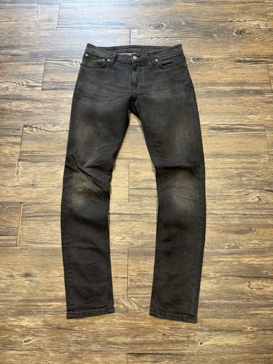 BLACK NUDIE SKINNY JEANS (31)