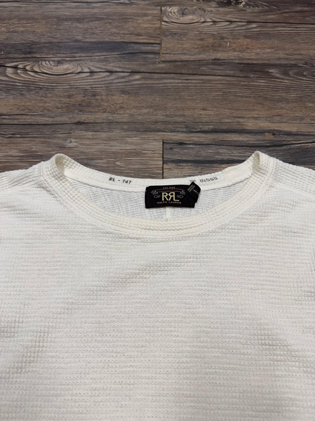 RRL WAFFLE KNIT LONG SLEEVE (XXL)