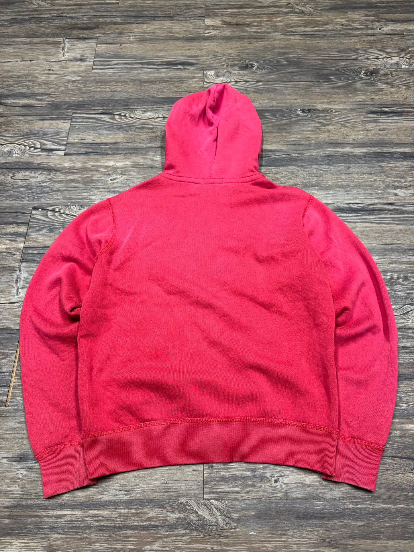 POLO RALPH LAUREN ‘SALMON’ ZIP UP HOODED SWEATSHIRT (M)