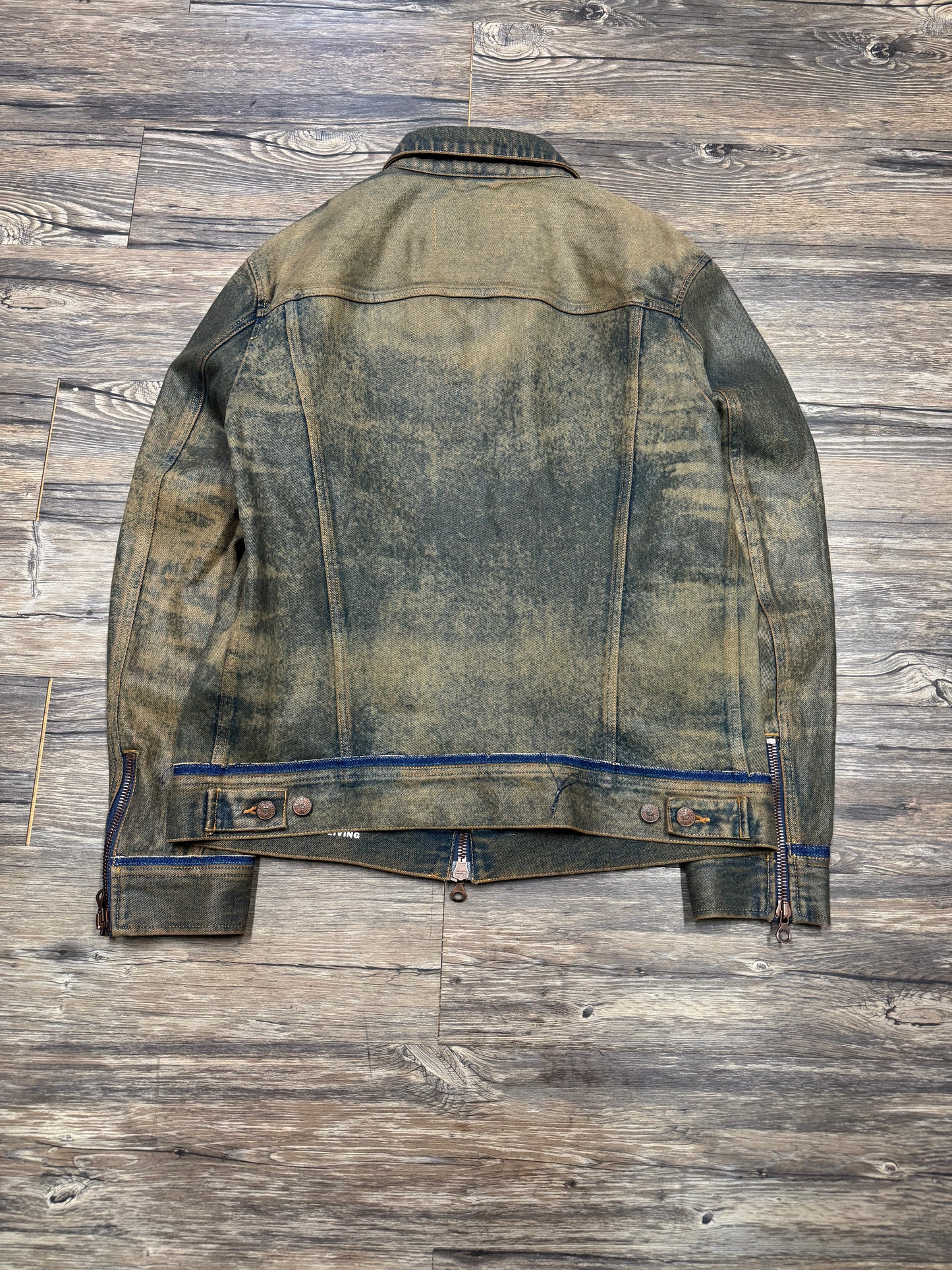 DIESEL SSENSE EXCLUSIVE MUDWASH JEAN JACKET (L)