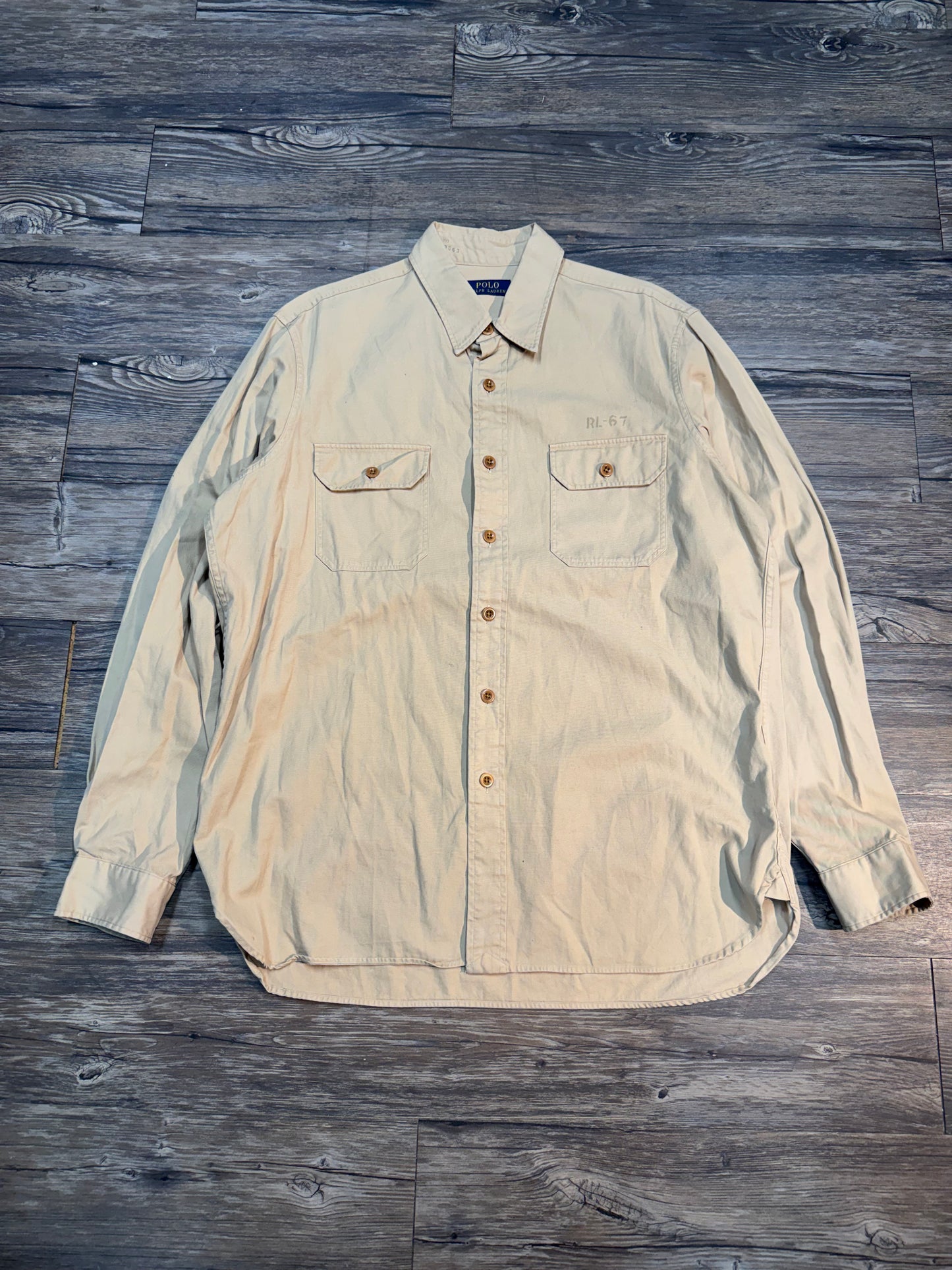 POLO RALPH LAUREN HAWAII AIRBASE SHIRT (L)
