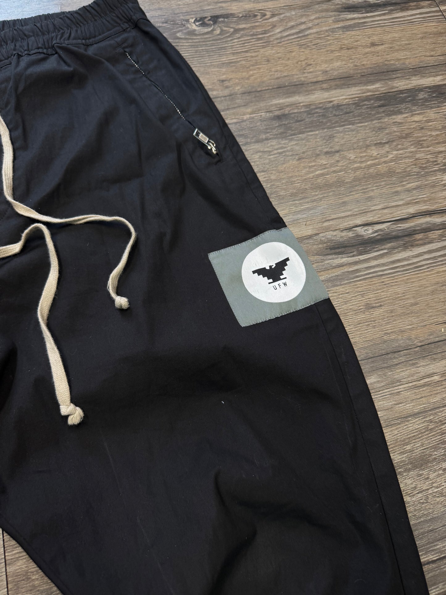RICK OWENS SS21 UFW TRACK PANTS (L)