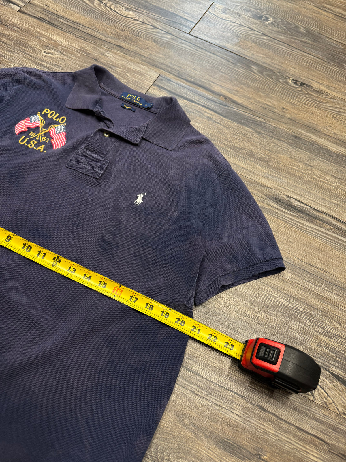 POLO RALPH LAUREN USA FLAG POLO (L)