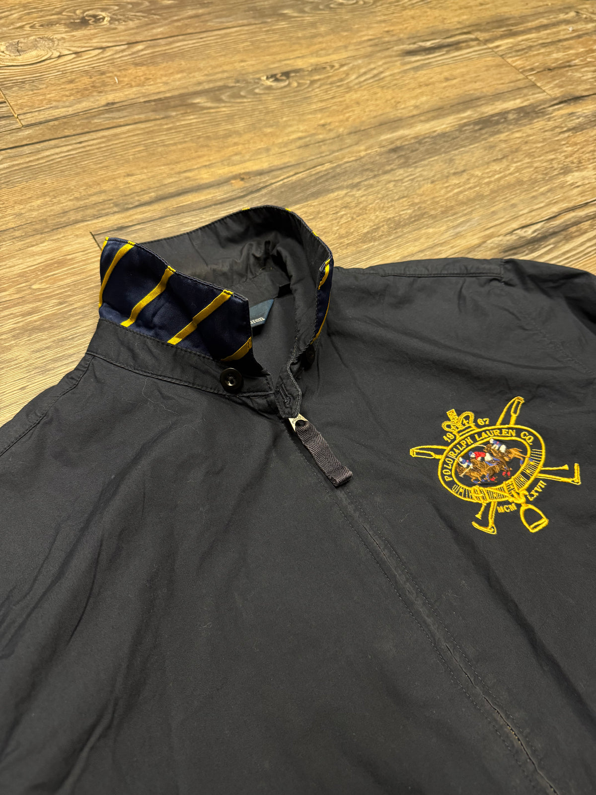 POLO RALPH LAUREN TEAM-3 LIGHTWEIGHT HARRINGTON JACKET (M)