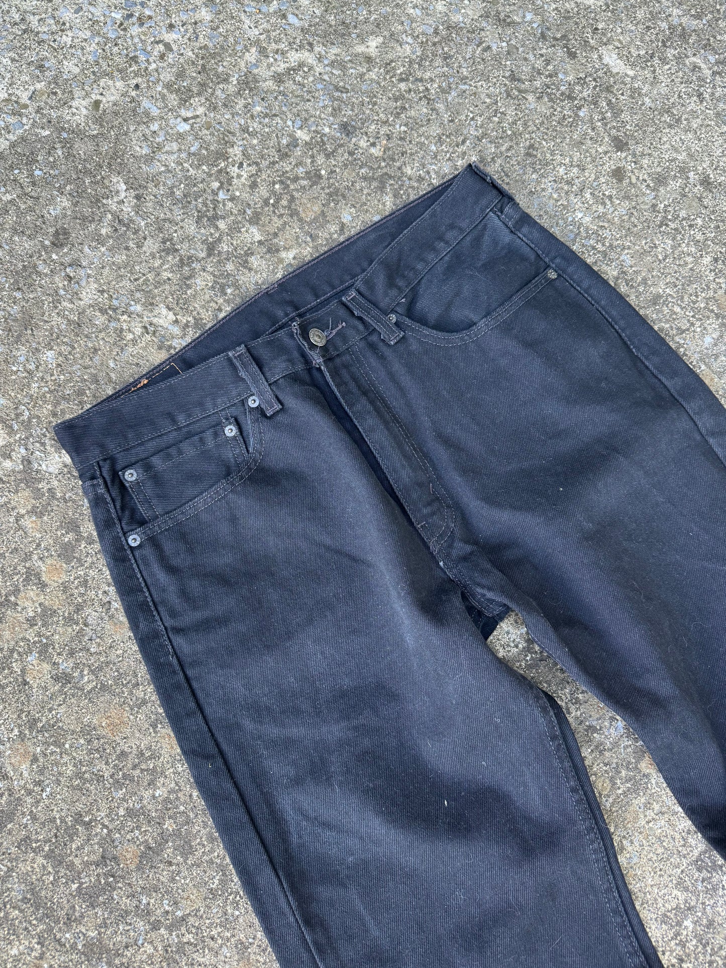 LEVI 505 BLACK JEANS (34x30)