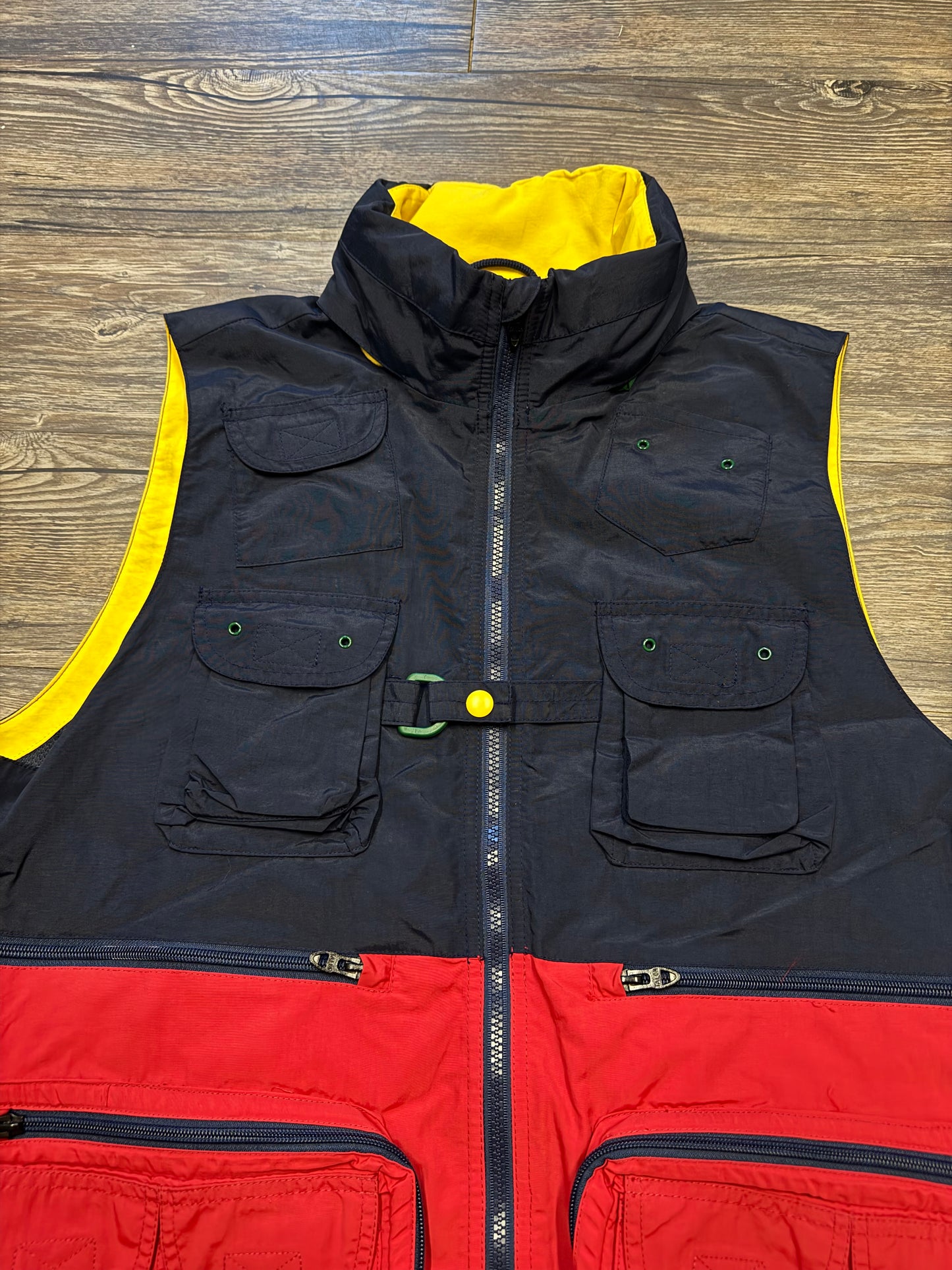 POLO RALPH LAUREN HI TECH UTILITY YACHT VEST (L)