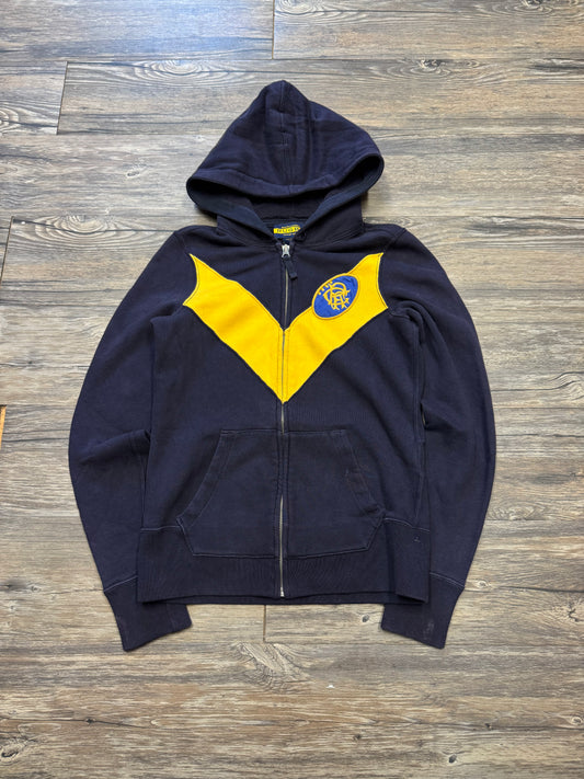 POLO RALPH LAUREN WMNS RUGBY STRIPE ZIP-UP HOODIE (XS)