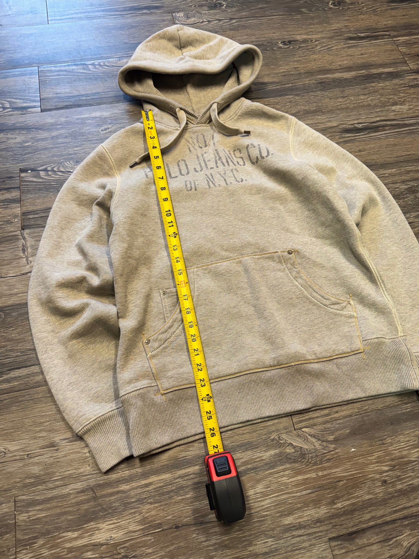 RALPH LAUREN POLO JEANS CO. NYC HEAVY WEIGHT HOODIE (M)