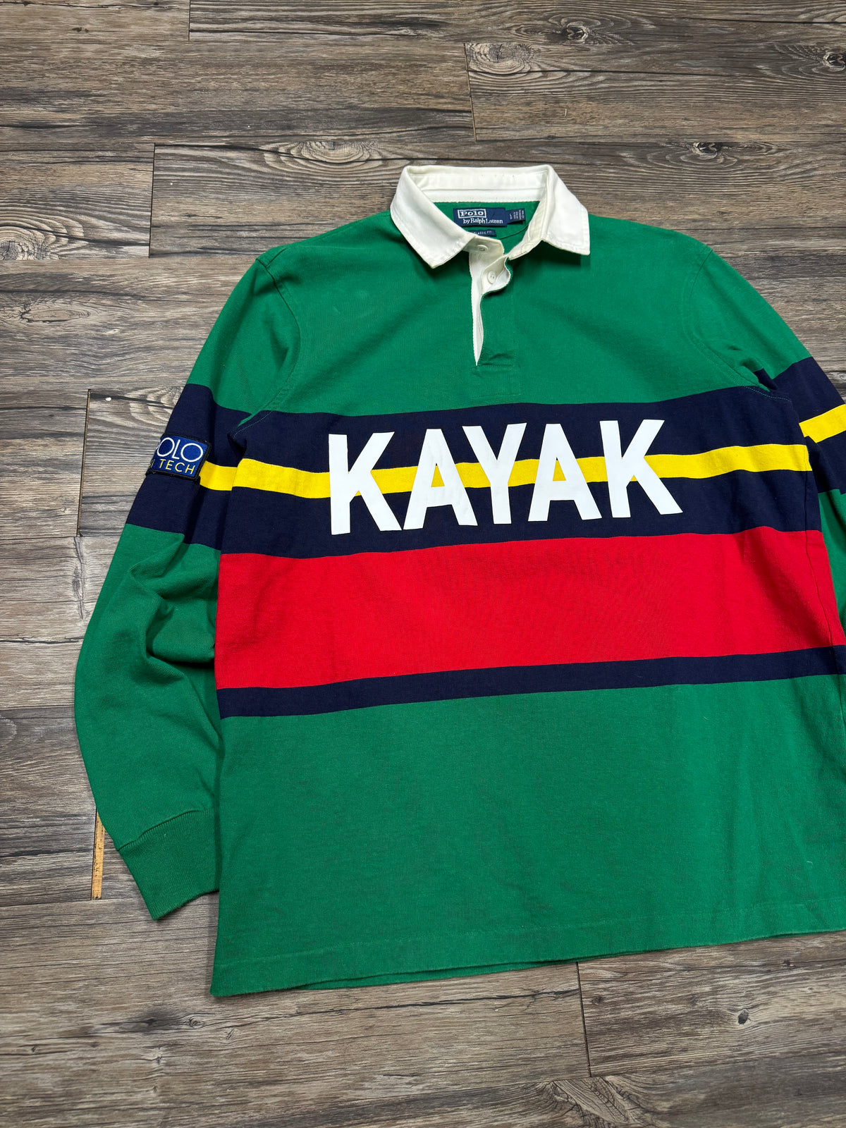 POLO RALPH LAUREN HI-TECH KAYAK RUGBY POLO (L)
