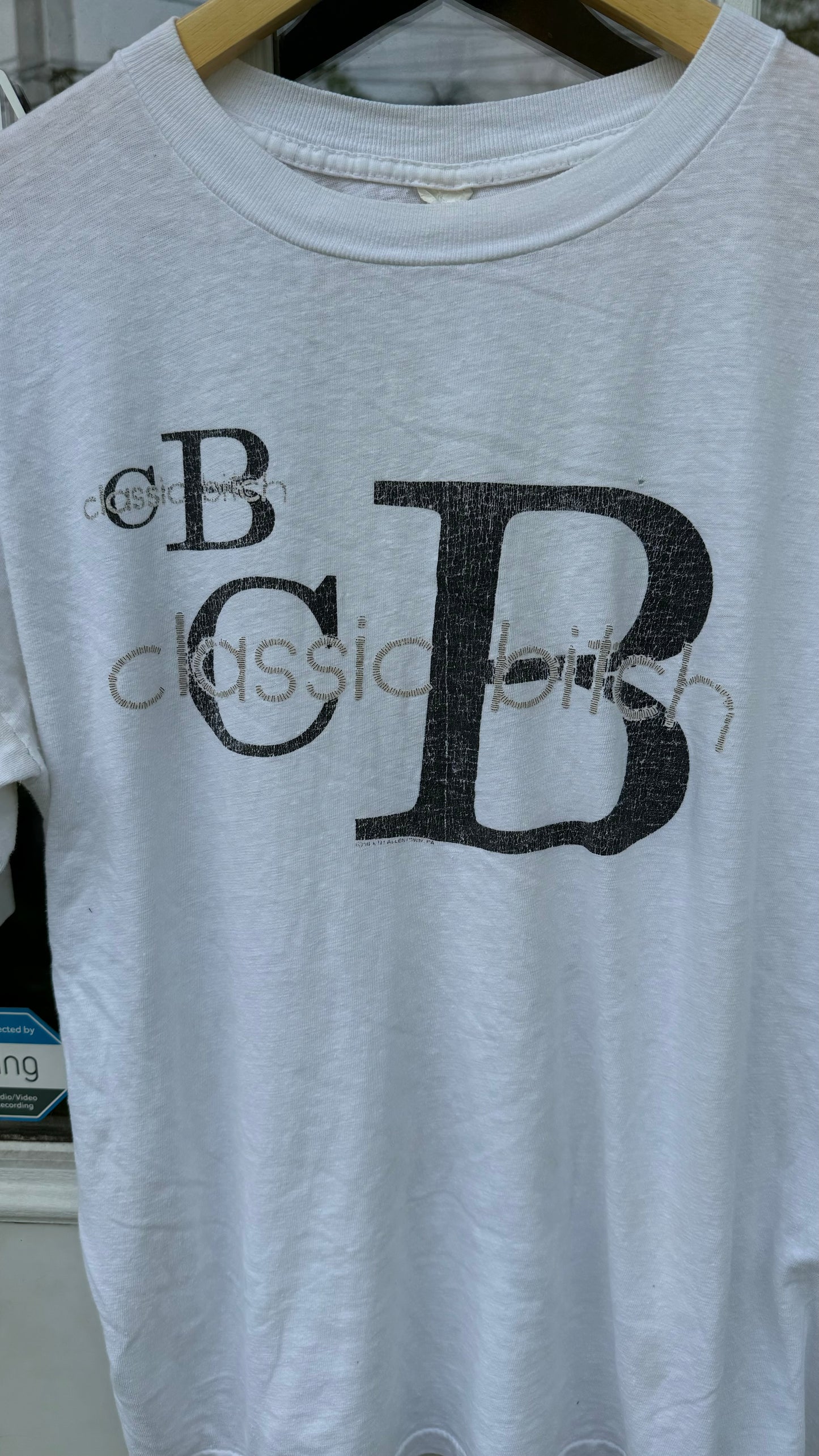PARODY CLASSIC B*TCH TEXT T-SHIRT (LARGE)