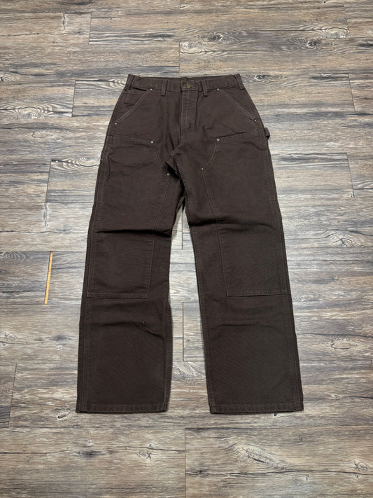 CARHARTT DOUBLE KNEE CARPENTER JEANS (30)