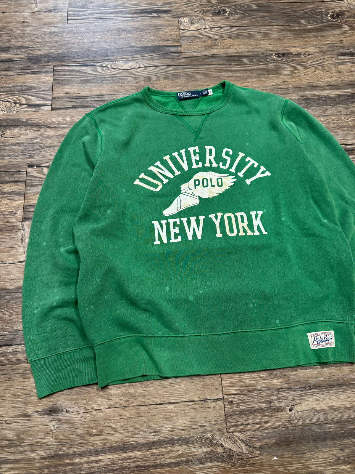 POLO RALPH LAUREN
UNIVERSITY NY CREWNECK (L)