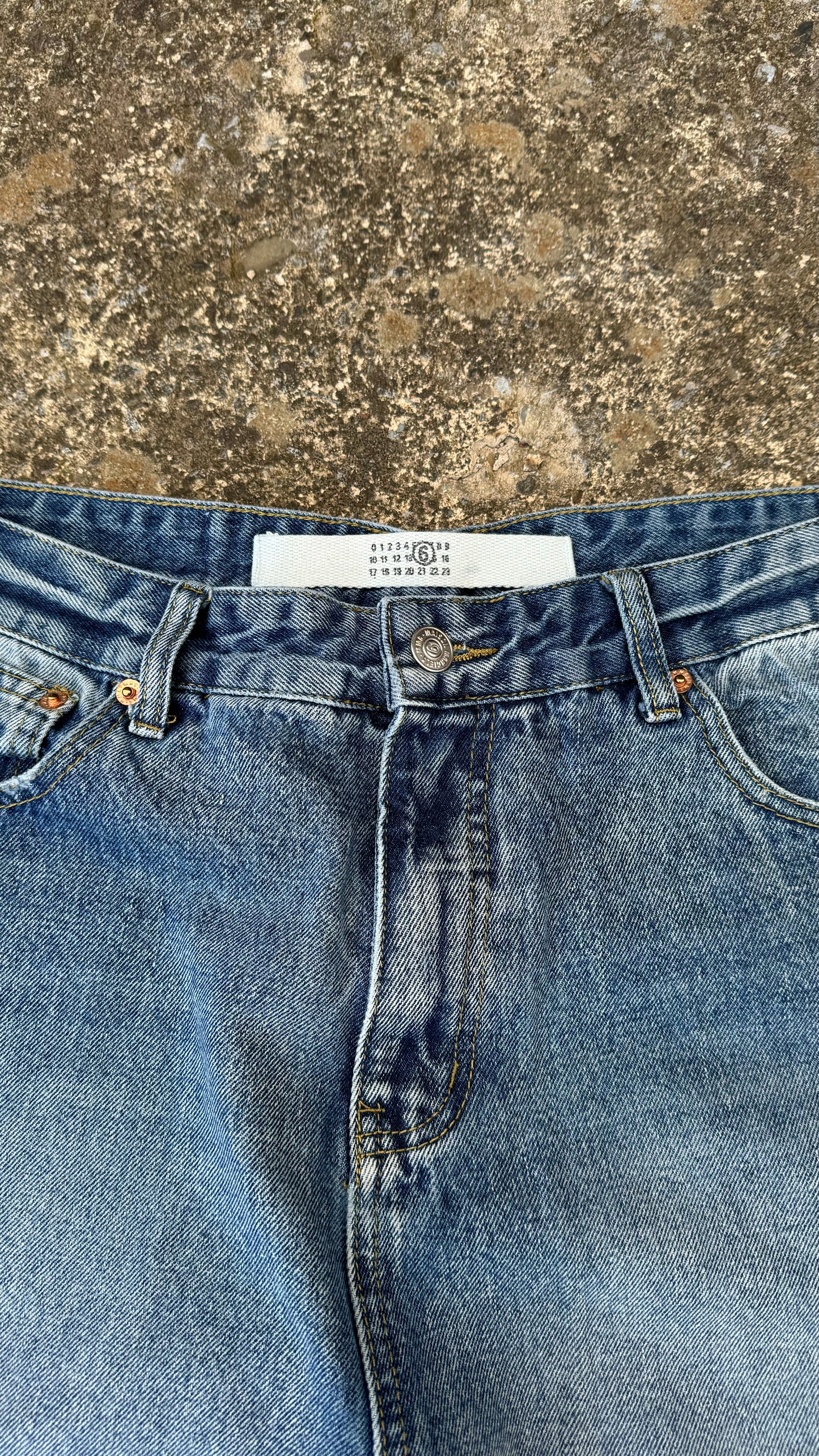 MM6 MAISON MARGIELA WIDE LEG DENIM (32?)