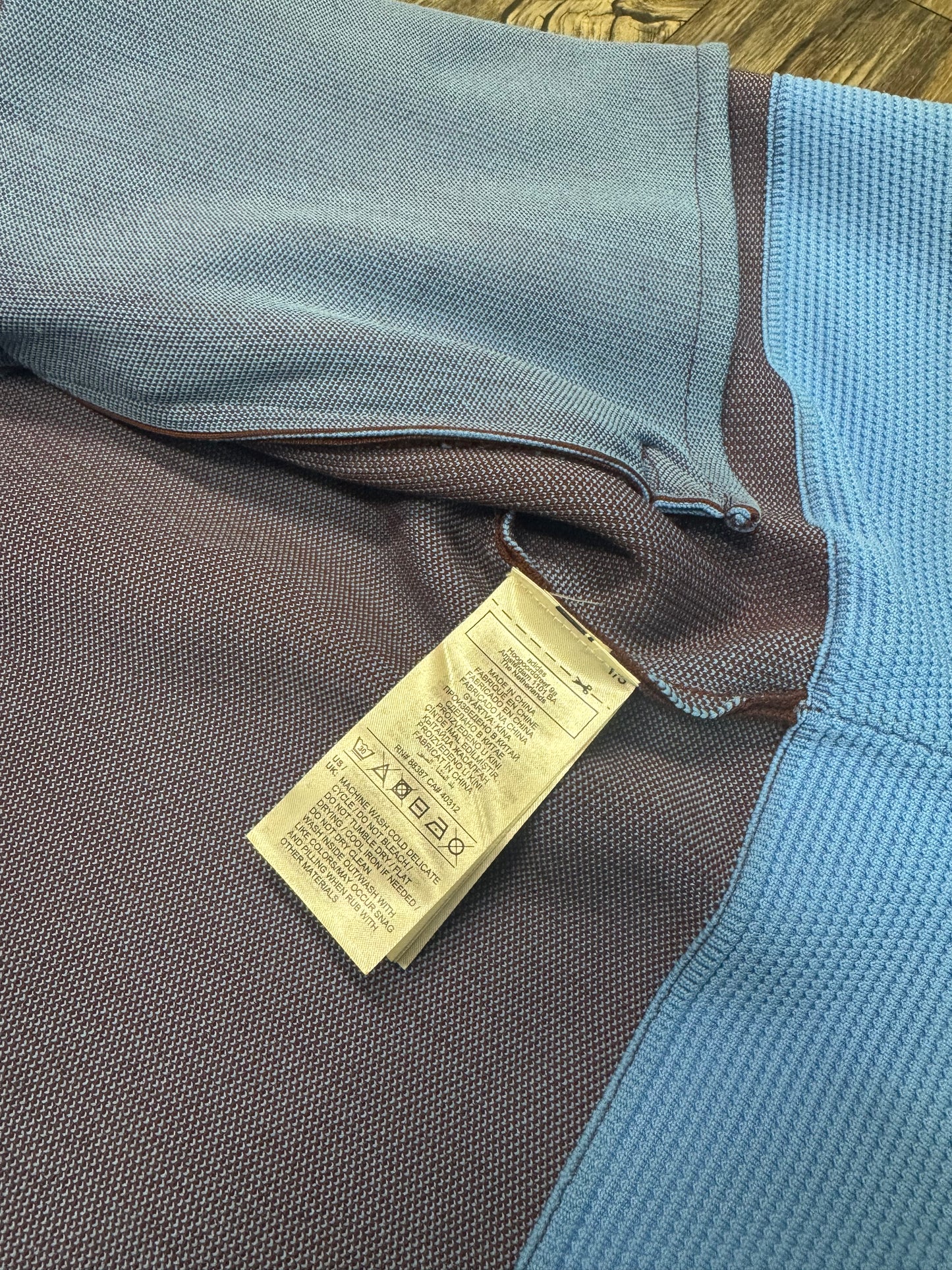 WALES BONNER MULTI COLOR ZIP-UP TRACK JACKET (LARGE)