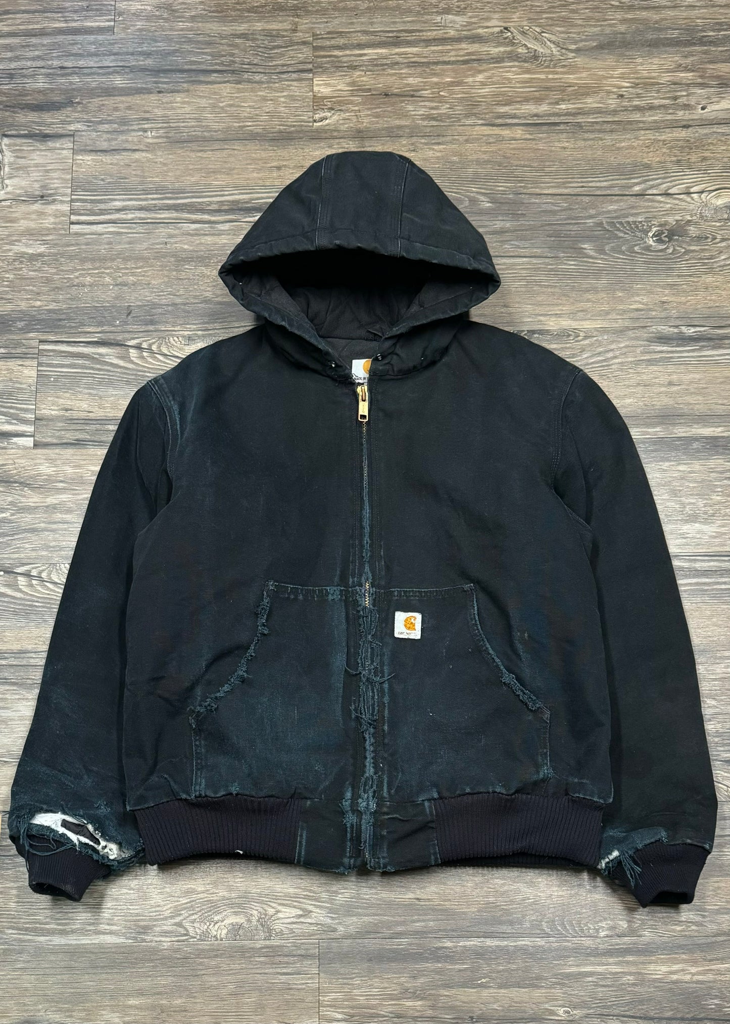 CARHARTT DISTRESSED WORKWEAR JACKET (XL)