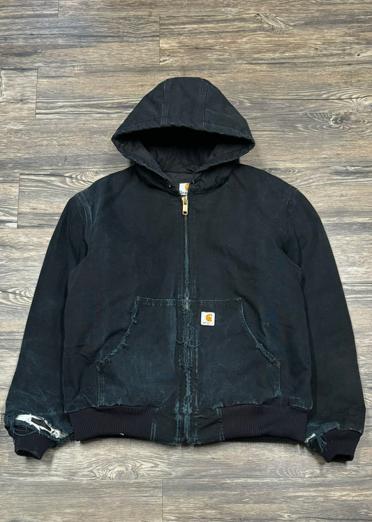 CARHARTT DISTRESSED WORKWEAR JACKET (XL)