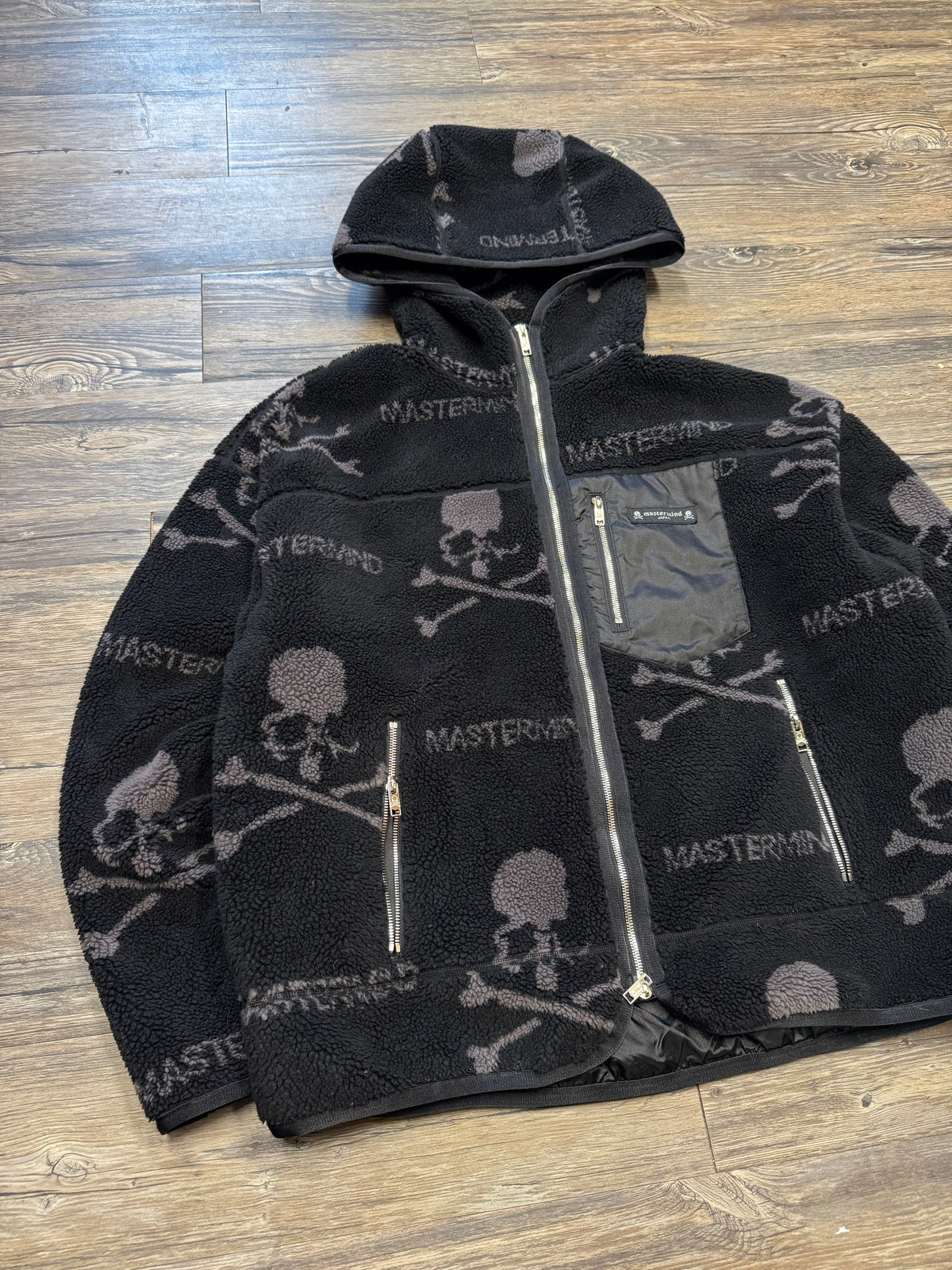 MASTERMIND HYBRID FLEECE HOODED FULL-ZIP (XL)