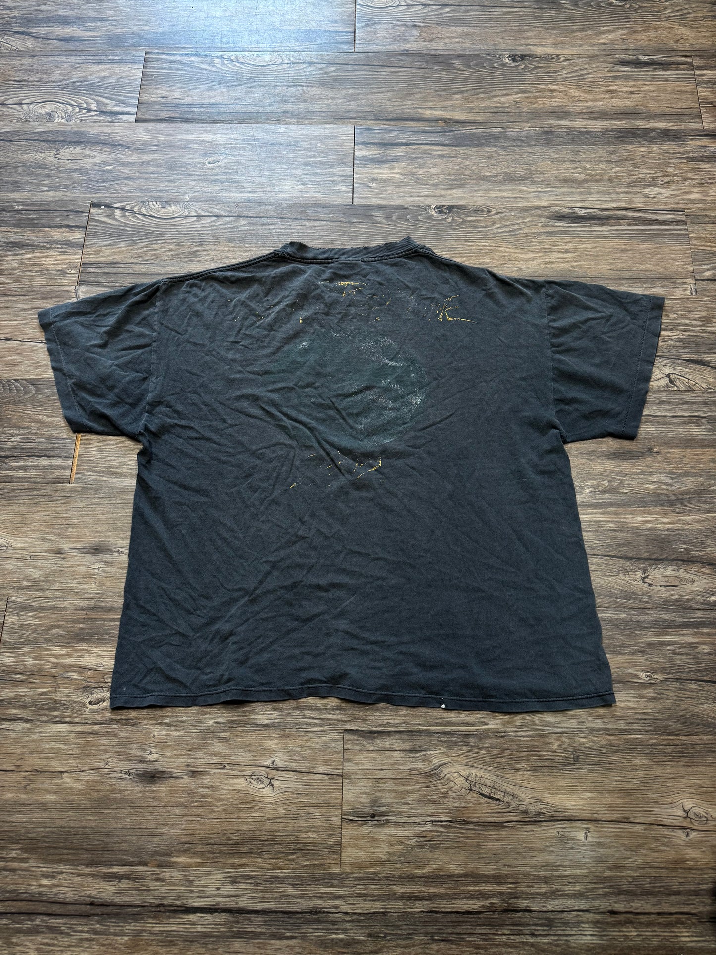 IRON MAIDEN VINTAGE DISTRESSED 90S T-SHIRT (XL)