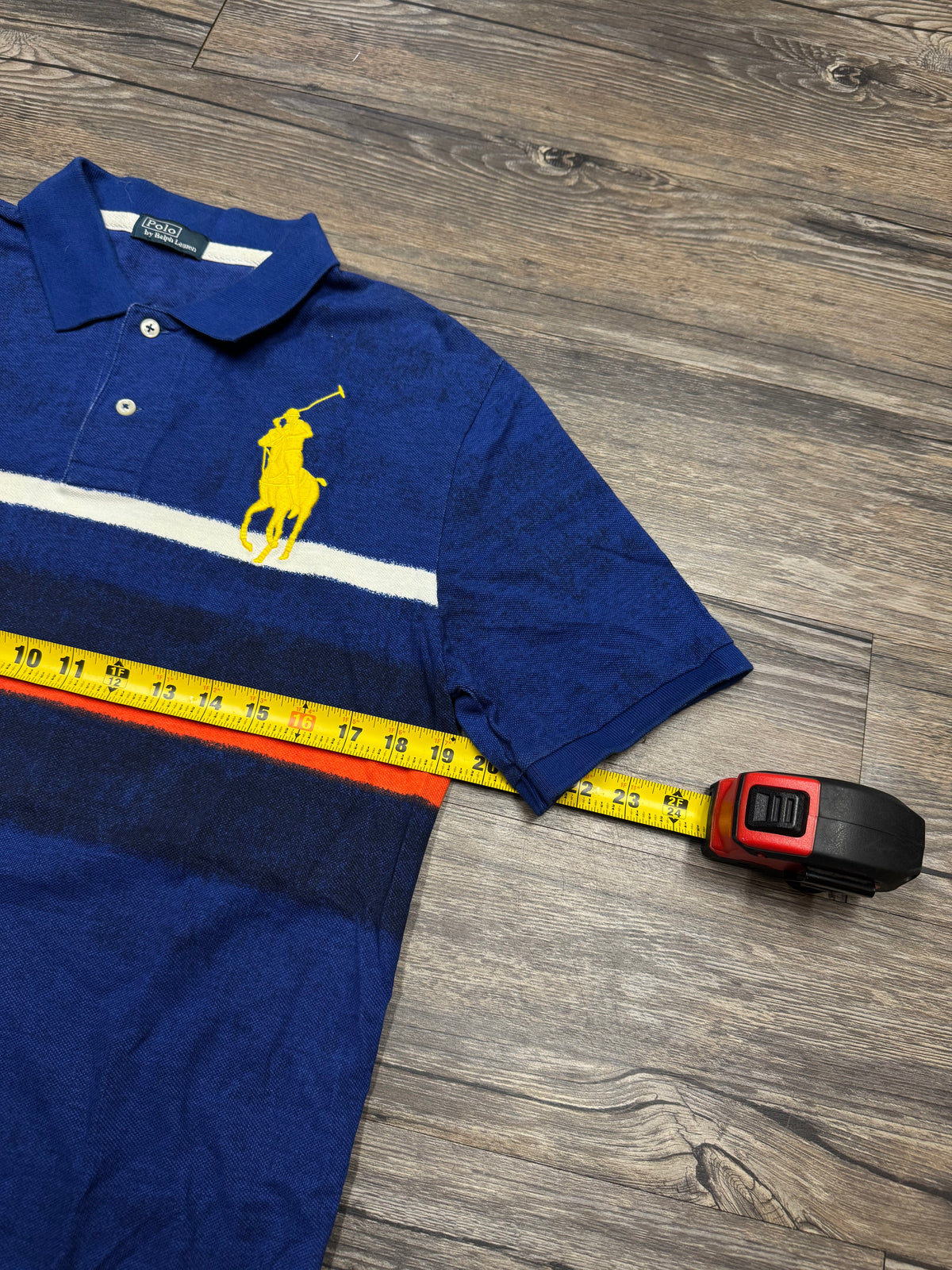 POLO RALPH LAUREN
BIG PONY OMBRE BANDED POLO (M)