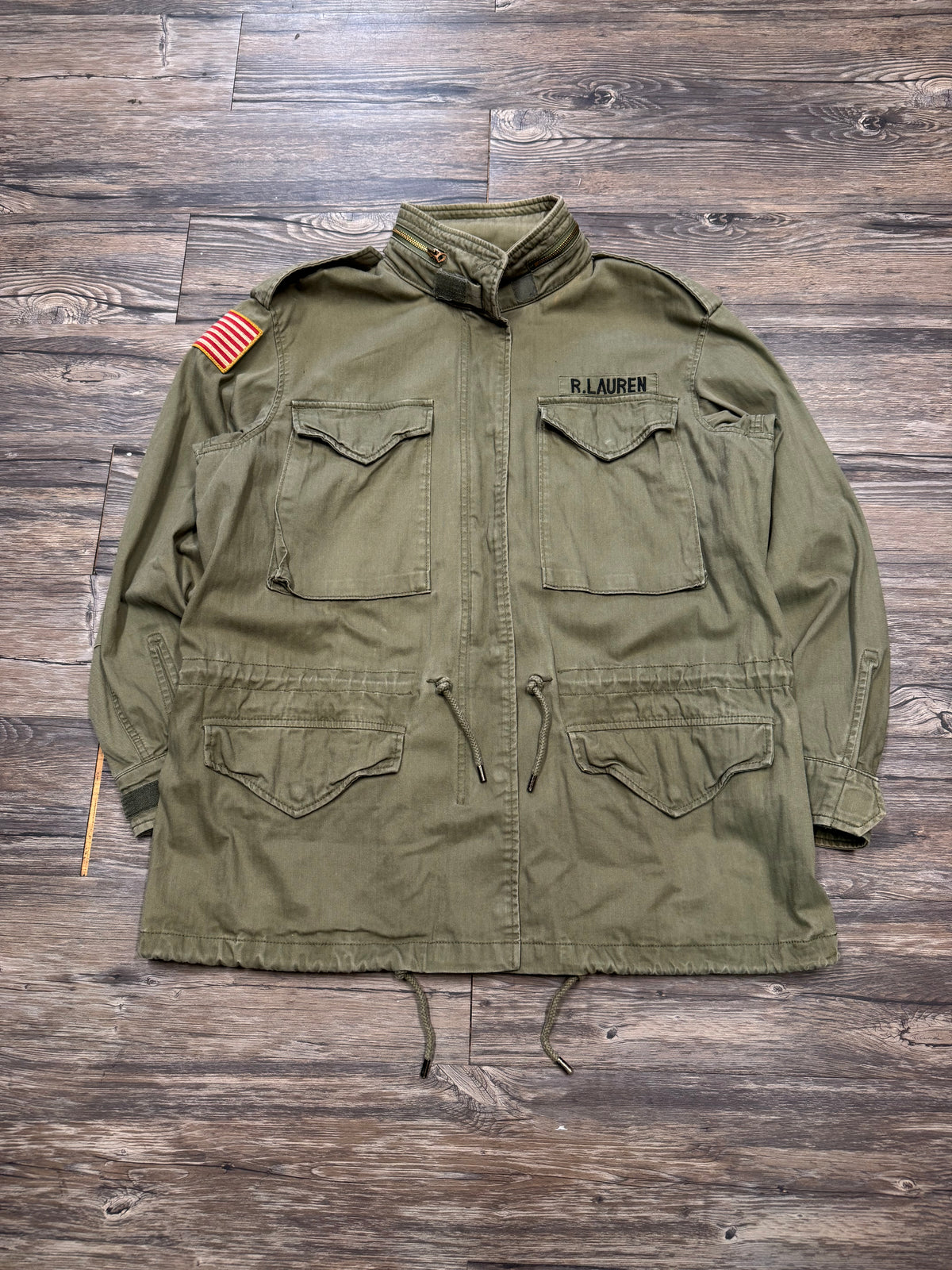 POLO RALPH LAUREN VINTAGE MILITARY STYLE JACKET (L)