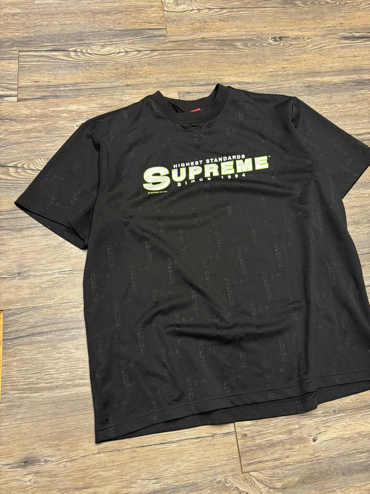 SUPREME HIGHEST STANDARDS JERSEY T-SHIRT (M)