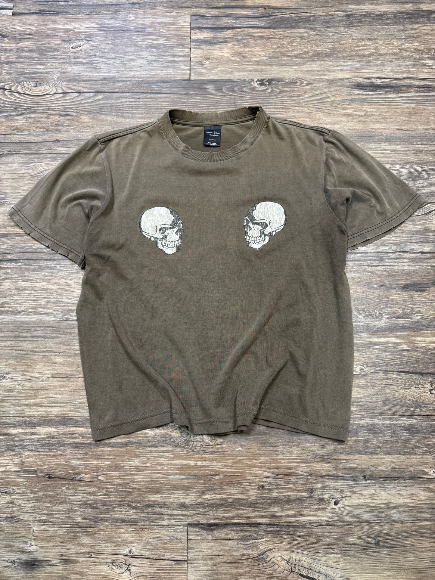 NUMBER (N)INE SS04 THE CLASH DOUBLE SKULL TEE (2)