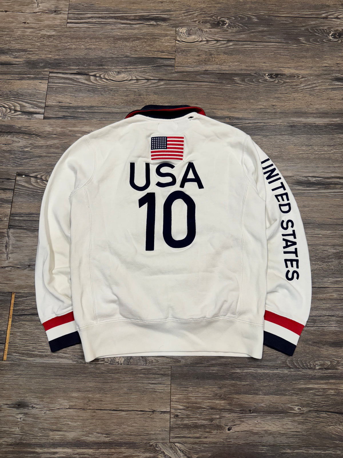 POLO RALPH LAUREN USA BIG PONY QUARTER ZIP (S)