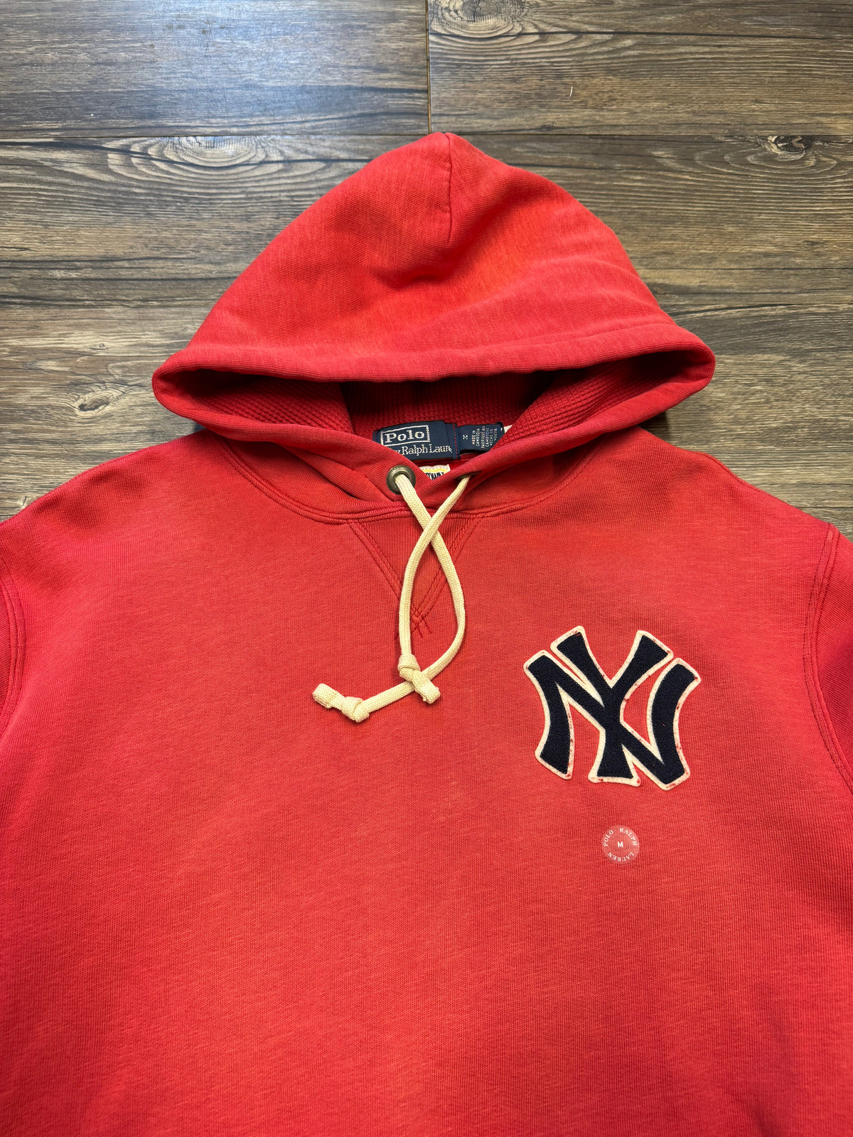 POLO RALPH LAUREN NEW YORK YANKEES HOODIE (M)