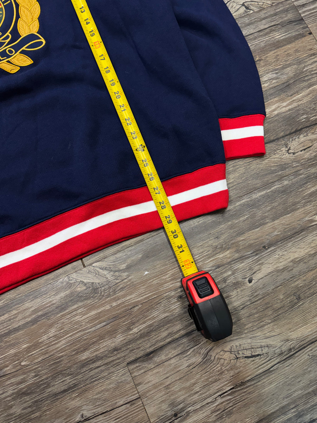 POLO RALPH LAUREN STRIPES CREST CREWNECK (XXL)