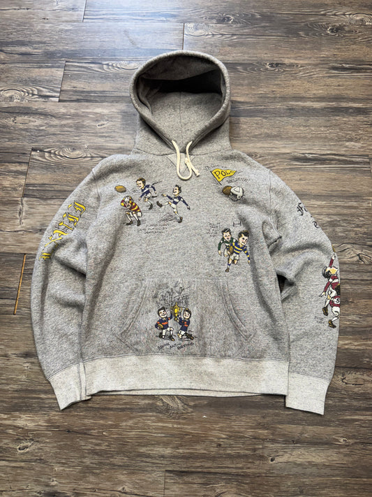 POLO RALPH LAUREN SENIOR CORD HOODIE (L)
