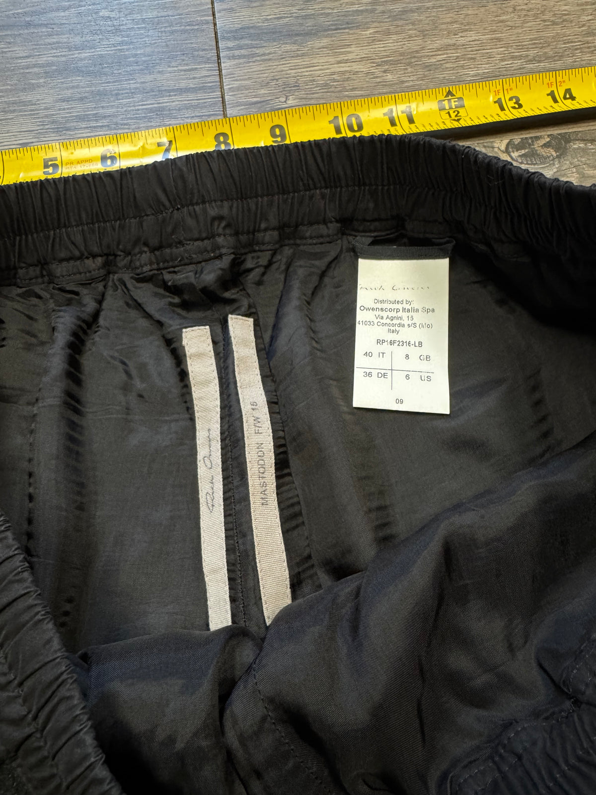 RICK OWENS CALFSKIN SS16 MASTODON BOXER SHORTS (40)