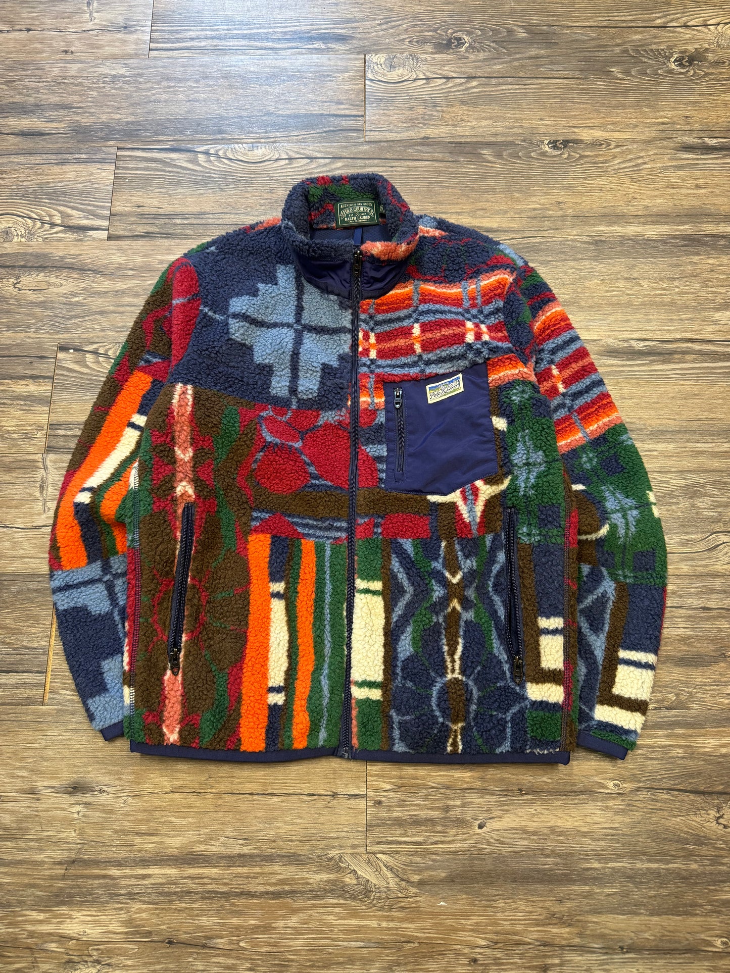 POLO COUNTRY PAINTED FLEECE JACKET (S)