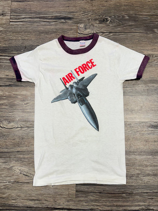 80’s AIR FORCE GRAPHIC T-SHIRT (SMALL)