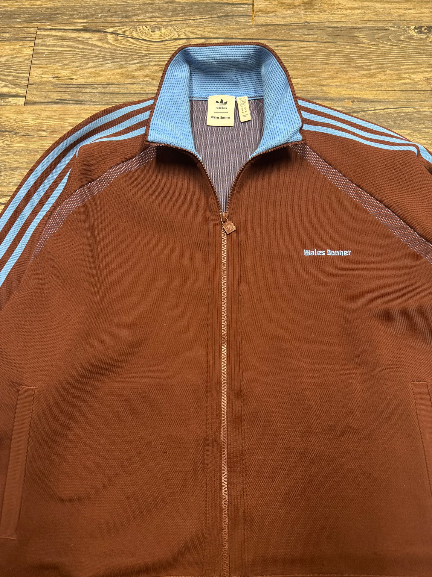 WALES BONNER MULTI COLOR ZIP-UP TRACK JACKET (LARGE)