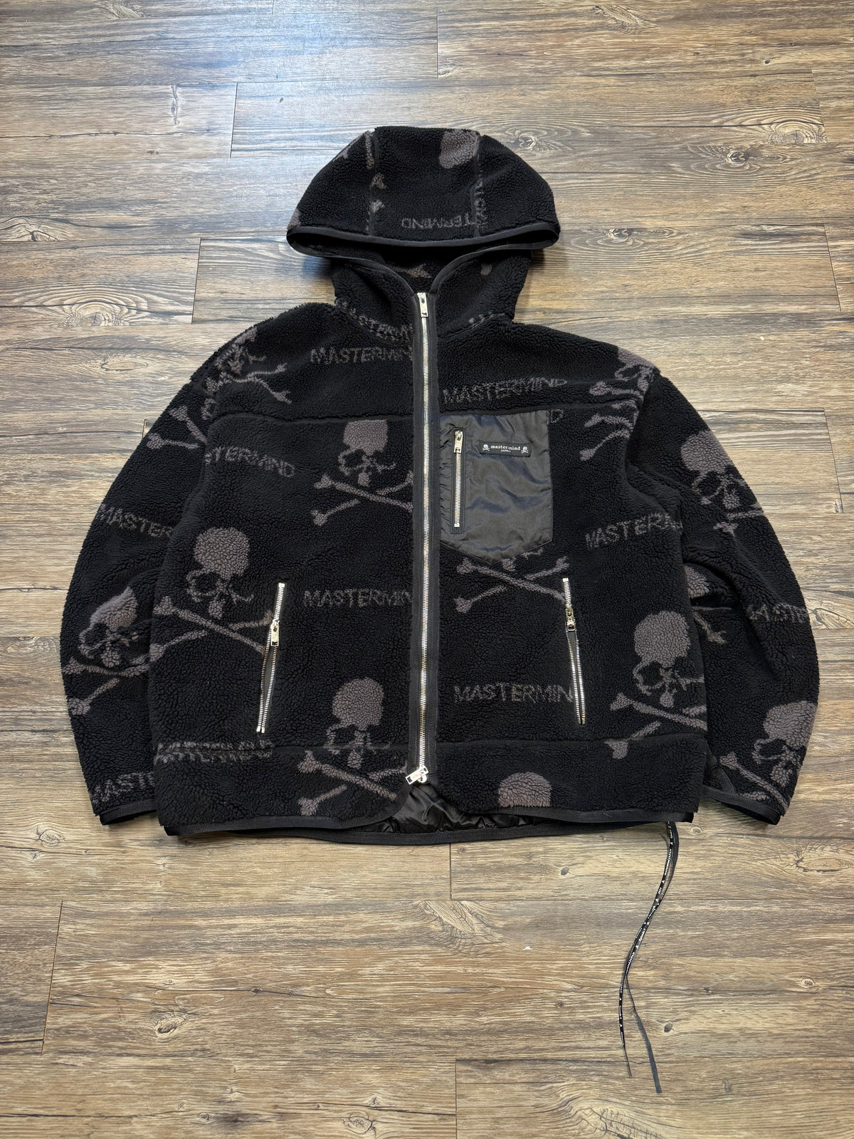 MASTERMIND HYBRID FLEECE HOODED FULL-ZIP (XL)