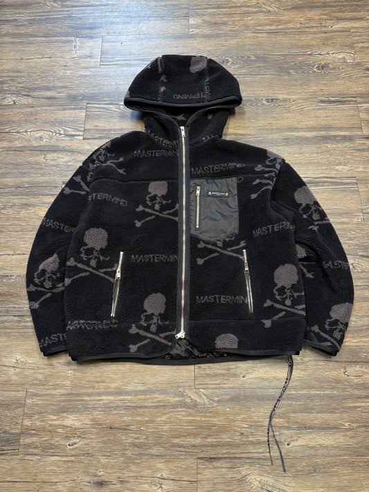 MASTERMIND HYBRID FLEECE HOODED FULL-ZIP (XL)
