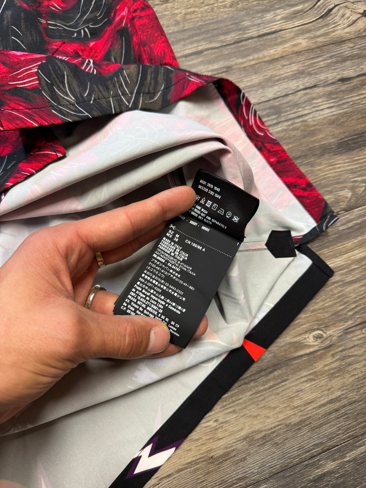 FRANKENSTEIN X PRADA HAWAIIAN STYLE BUTTON UP (M)