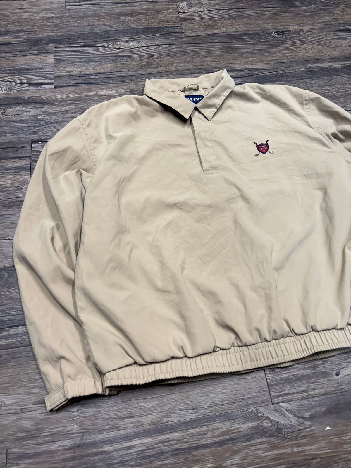 POLO RALPH LAUREN GOLF QUARTER ZIP HARRINGTON LIGHTWEIGHT JACKET (XL)