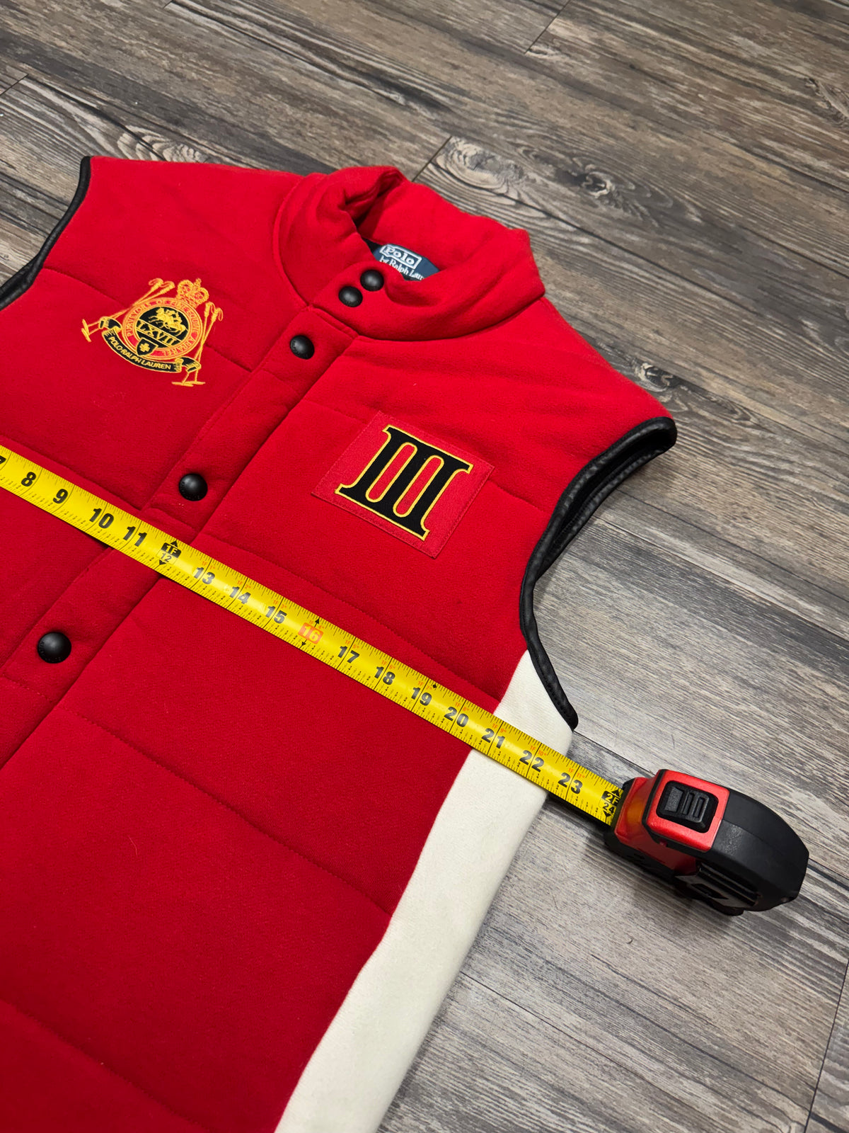 POLO RALPH LAUREN ITALIA PUFFER VEST (L)