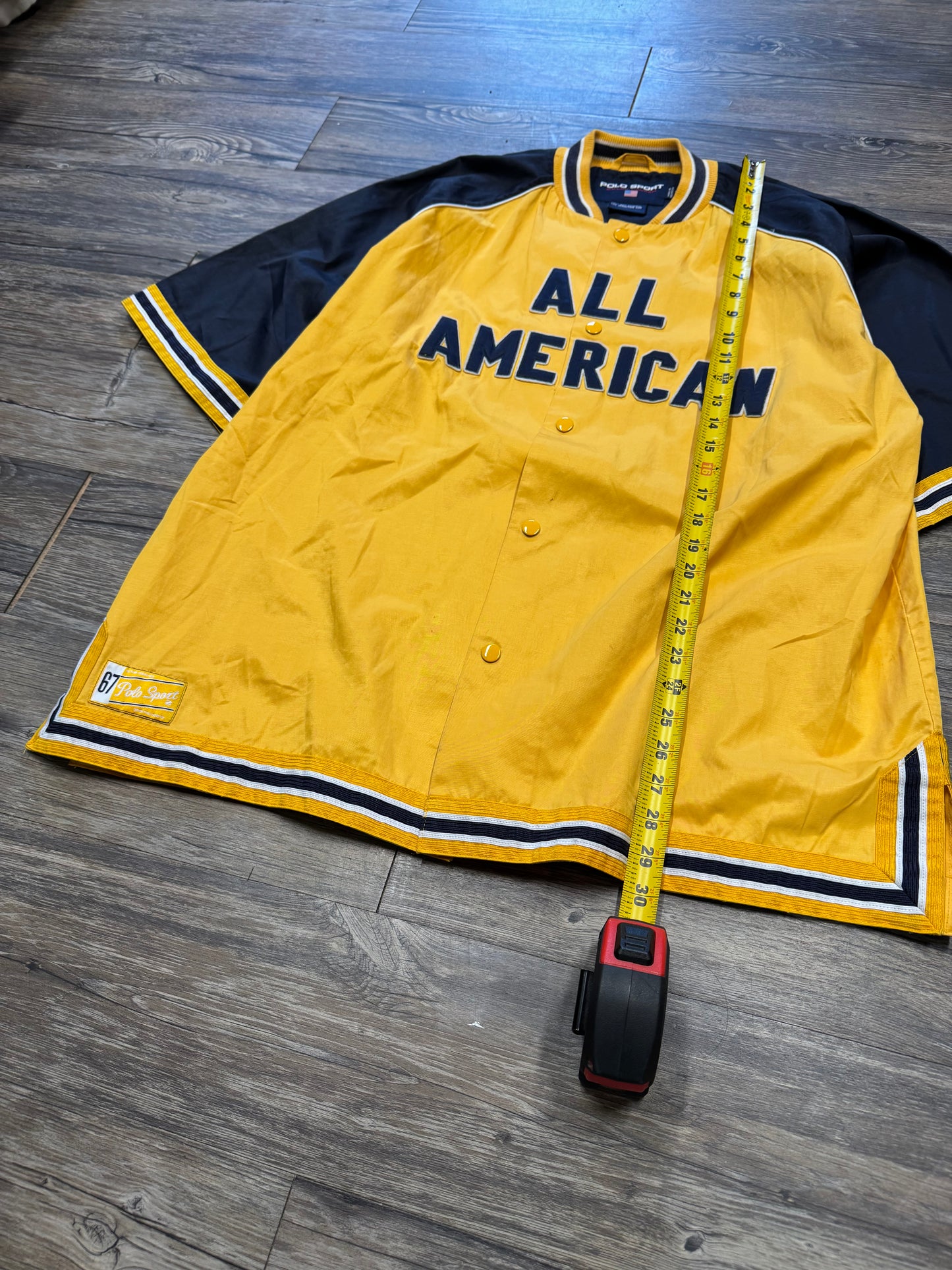 RALPH LAUREN POLO SPORT ALL AMERICAN BASEBALL JERSEY (XL)