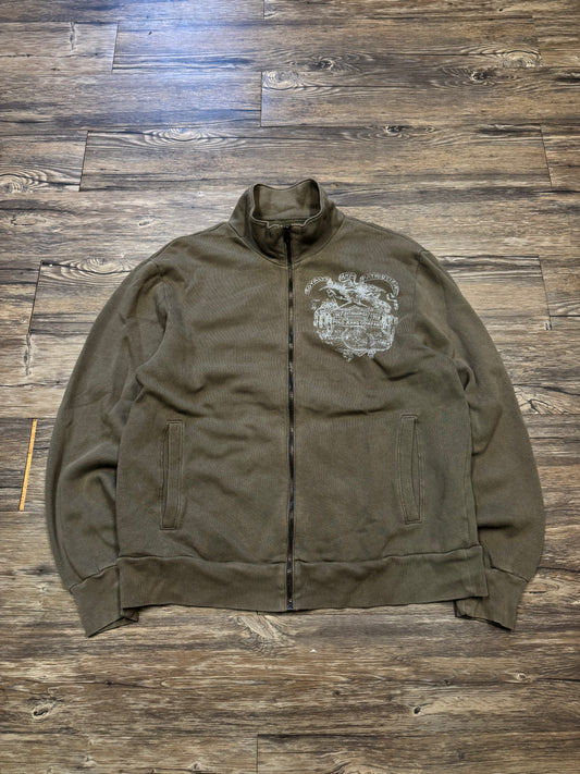 POLO RALPH LAUREN POLO JEANS SHIELD LOGO ZIP UP (L)