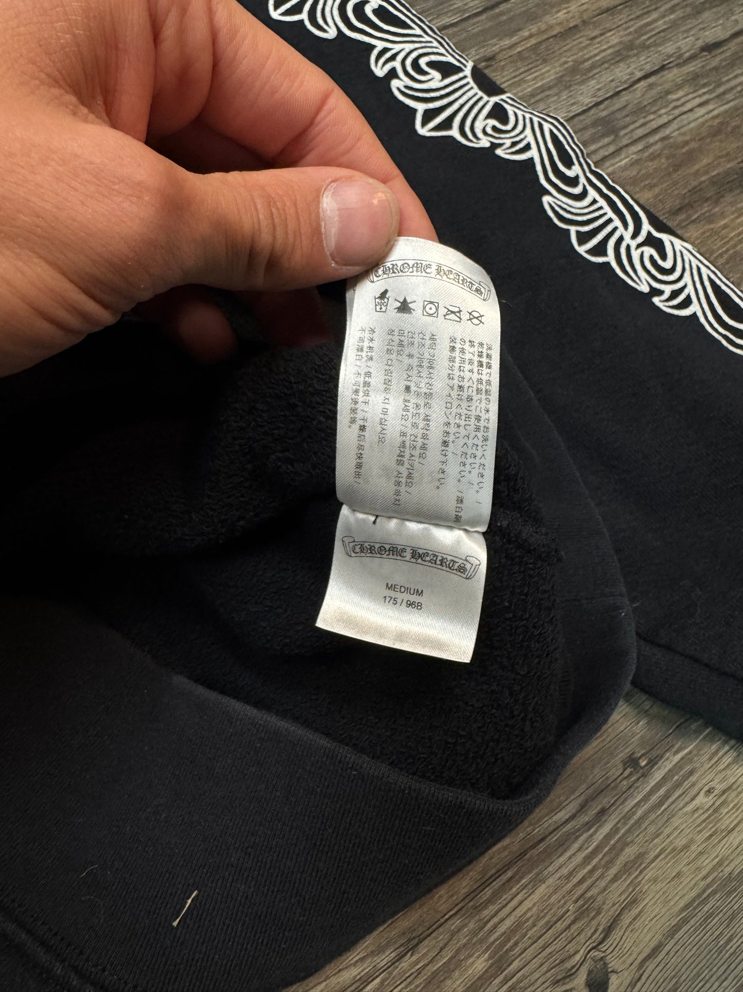 CHROME HEARTS X MATTY BOY FLORAL CHOMPER HOODIE (MEDIUM)