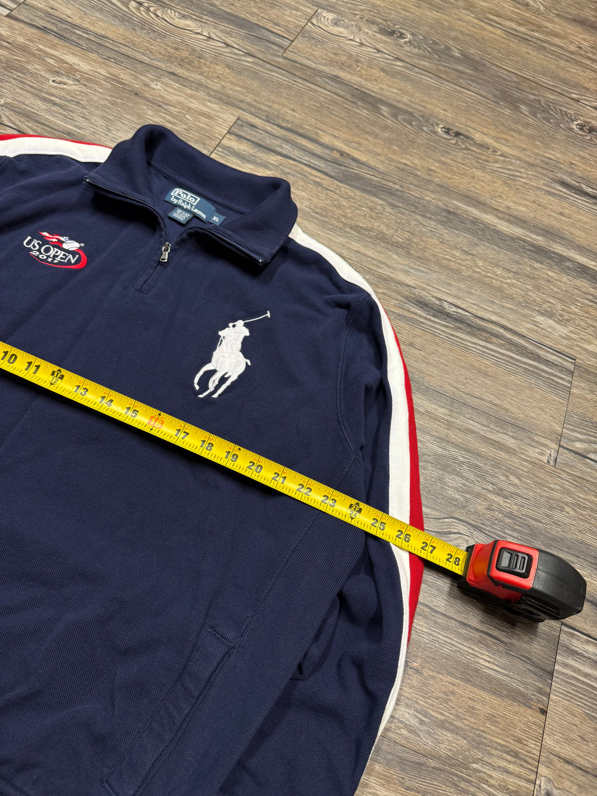 POLO RALPH LAUREN US OPEN BIG PONY QUARTER-ZIP (XL)