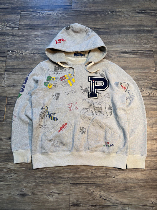 POLO RALPH LAUREN SENIOR CORDS HOODIE (M)