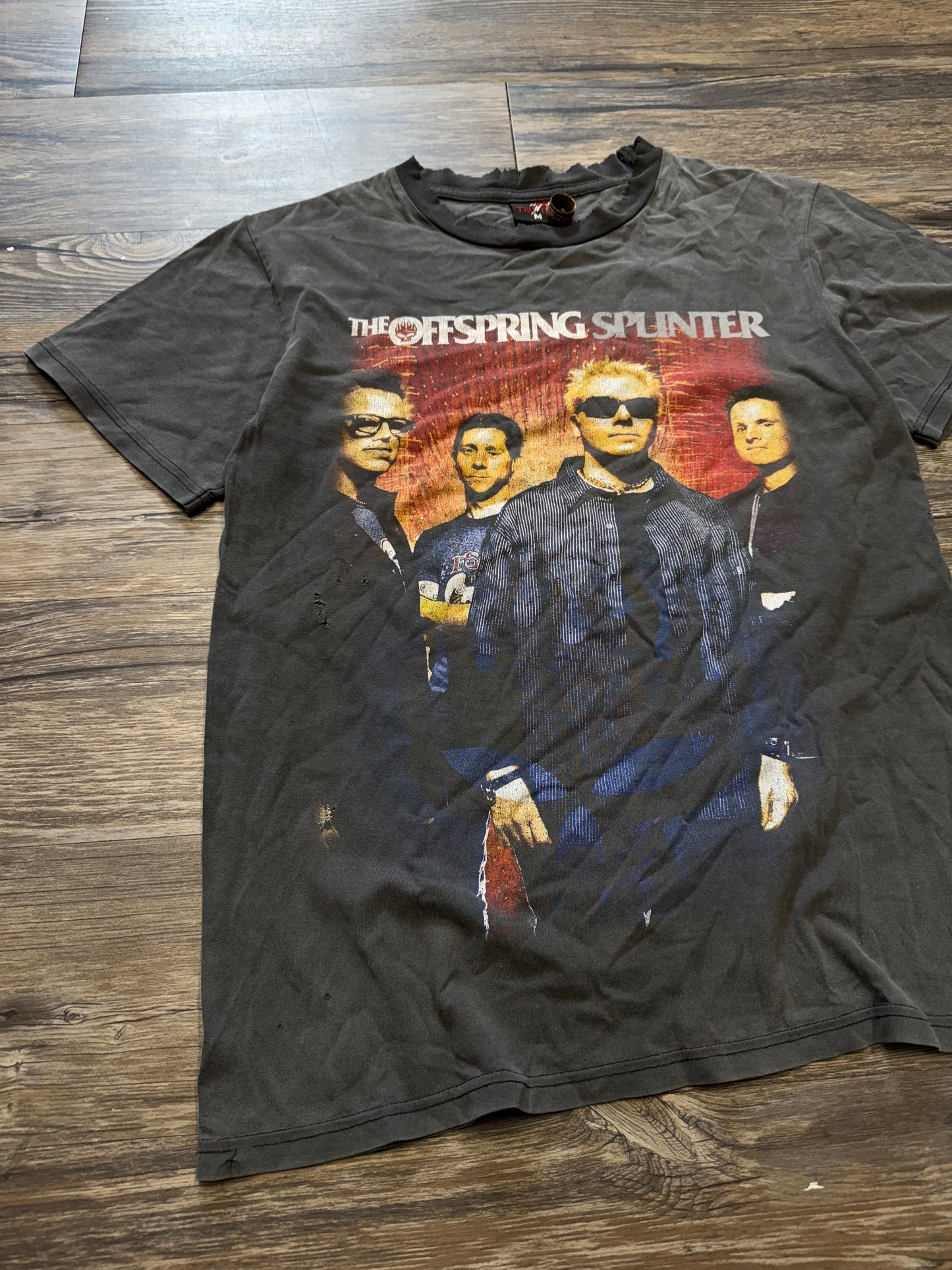 VINTAGE THE OFFSPRING SPLINTER DISTRESSED T-SHIRT (M)