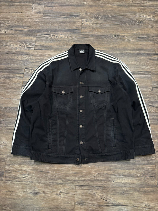 ADIDAS BALENCIAGA DENIM TRUCKER JACKET (L)