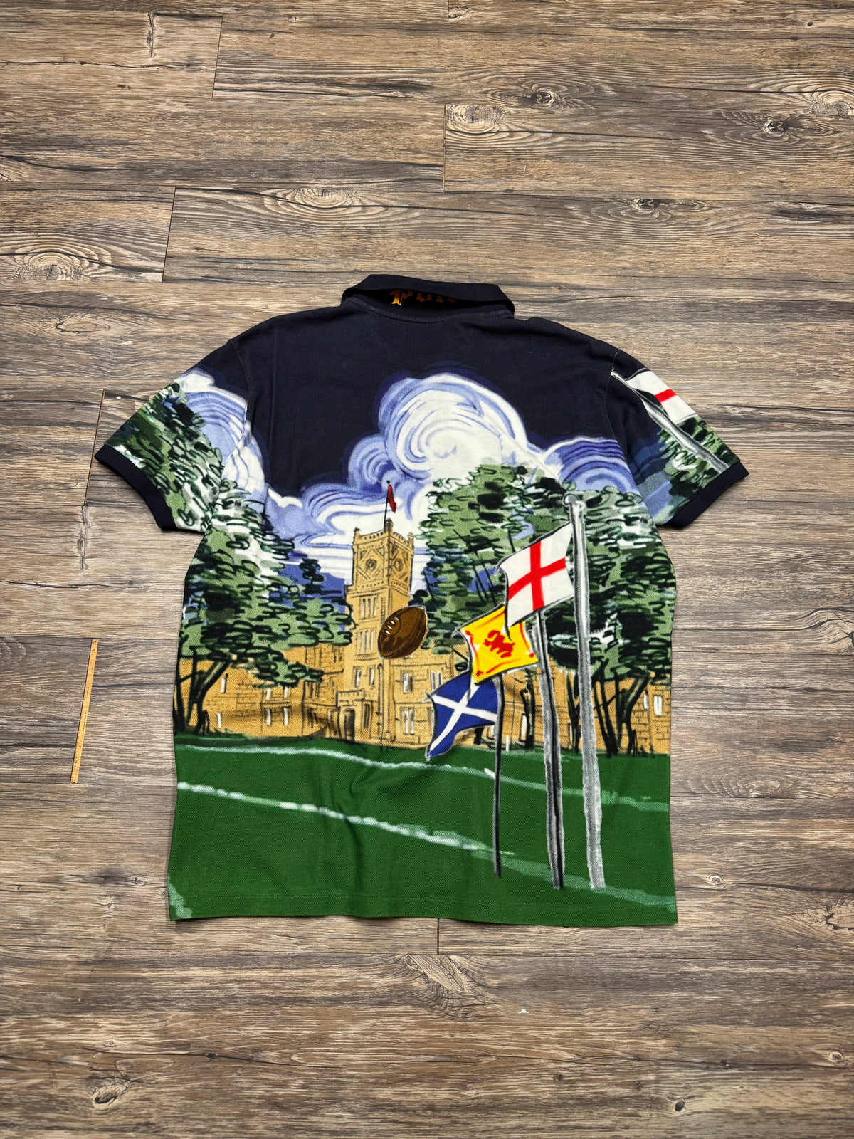 POLO RALPH LAUREN FLAG FOOTBALL POLO (L)