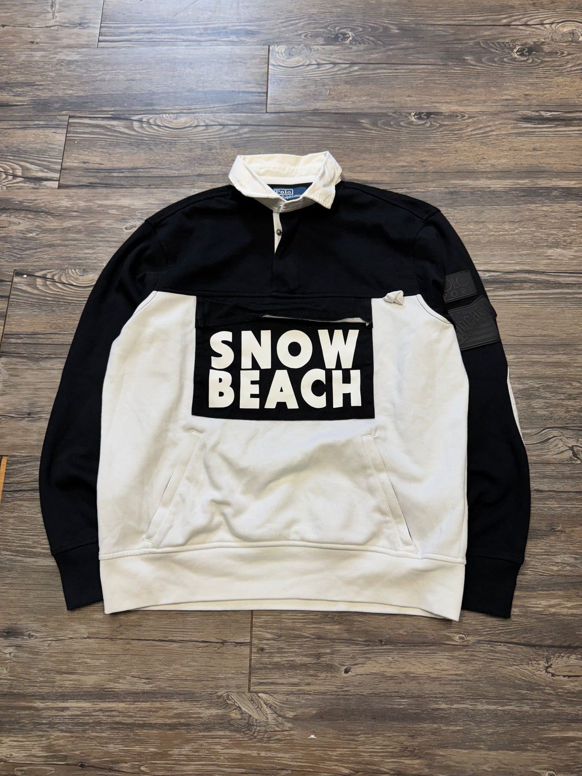 POLO RALPH LAUREN SPORT SNOWBEACH RUGBY LONGSLEEVE SHIRT (M)