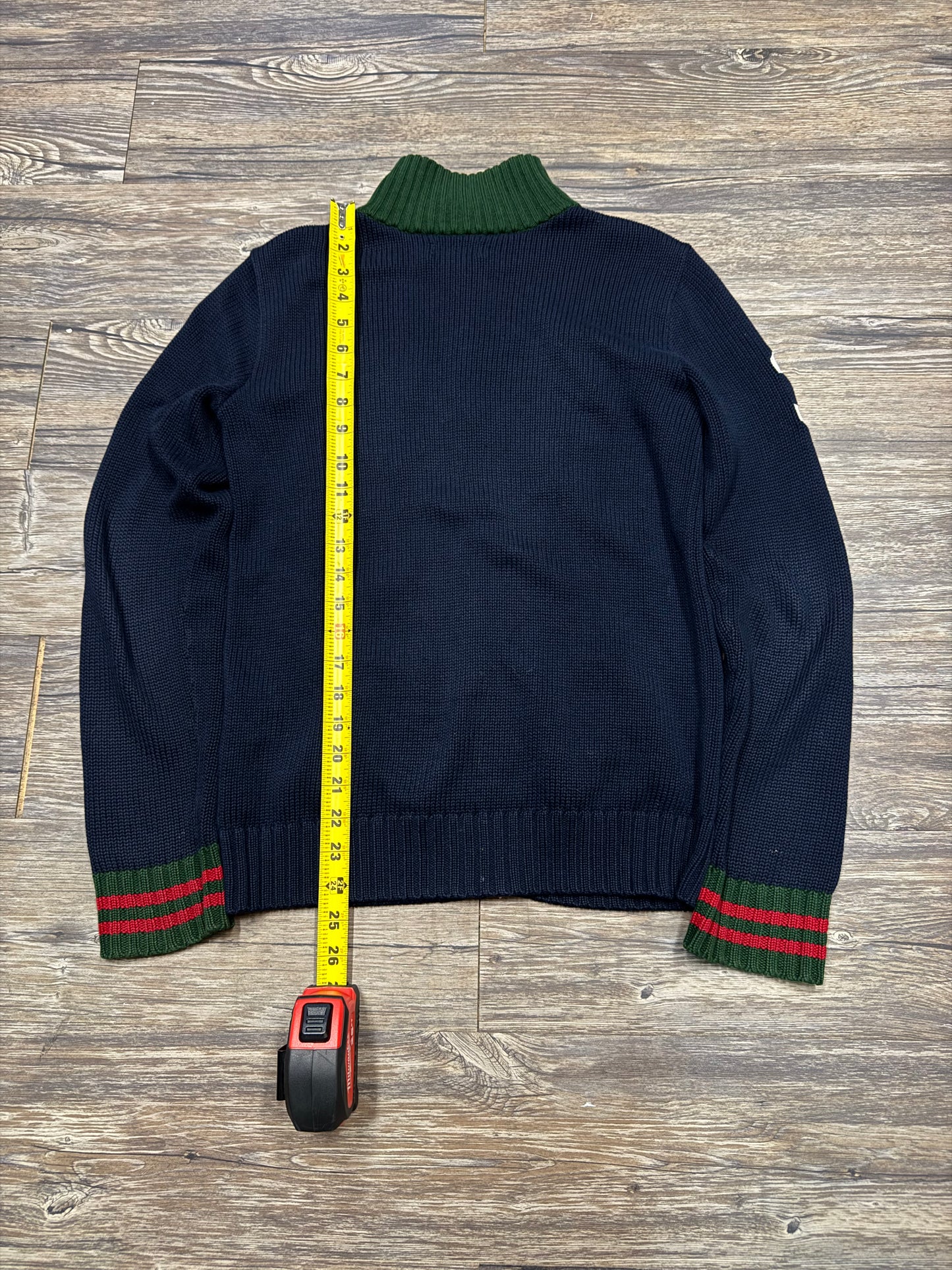 VINTAGE POLO RALPH LAUREN KNIT ZIP-UP JACKET (S)