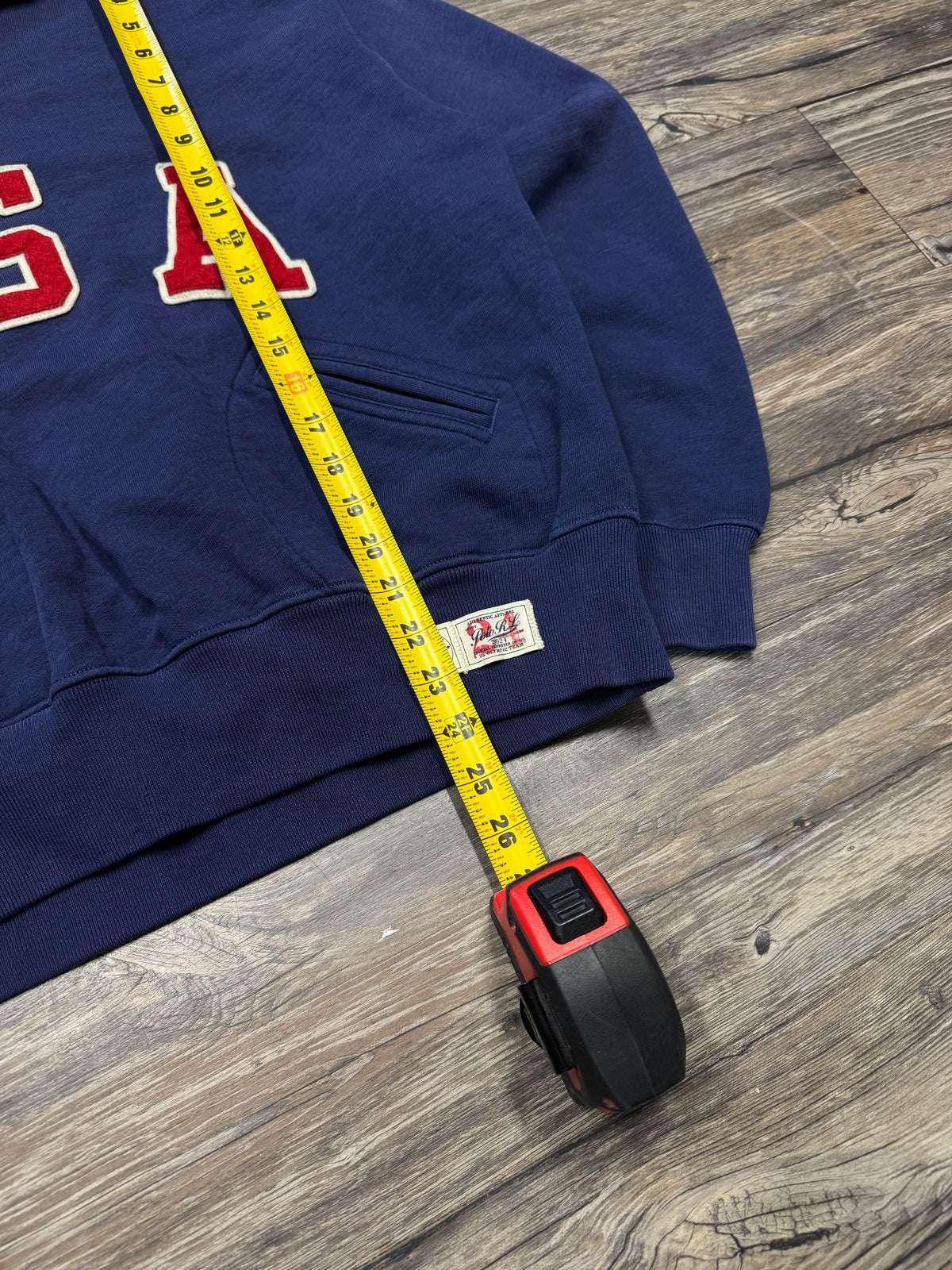 POLO RALPH LAUREN "USA" QUARTER-ZIP (M)